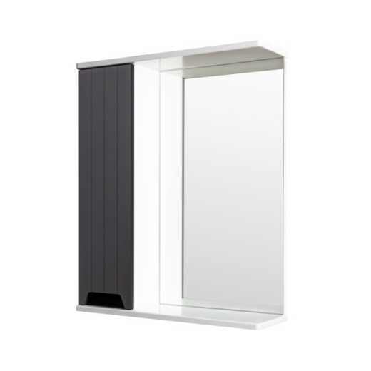 Зеркало с шкафчиком Vivia Brut 70 L с подсветкой (A0056676) - 1