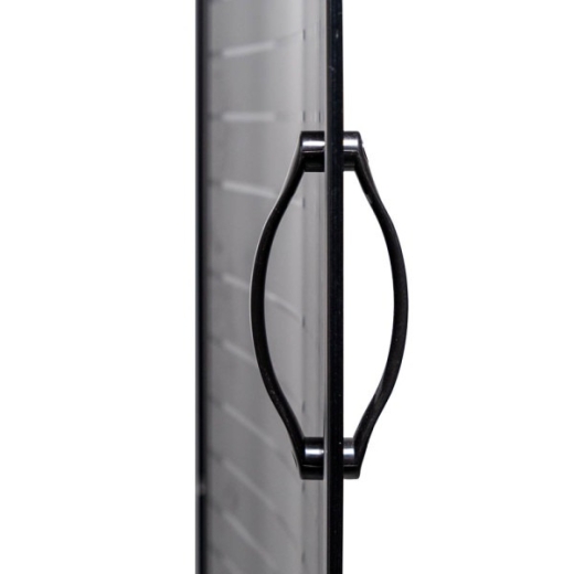 Душовий кут VIVIA 091 Black s line JK New 90*90*191 низький піддон (A0055604) - 4
