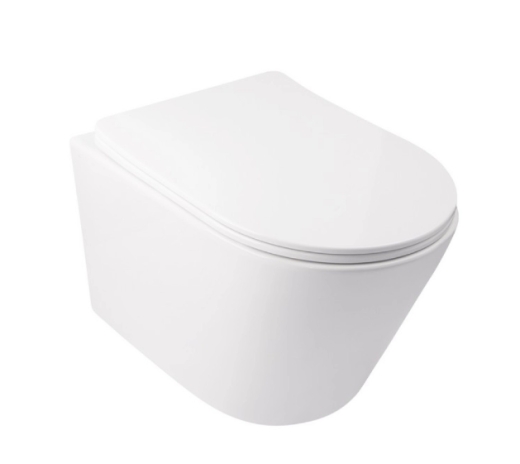 Унітаз підвісний Mixxus Bavel-0302-R 520x360x365mm, система змиву RIMLESS (MI6709) - 1