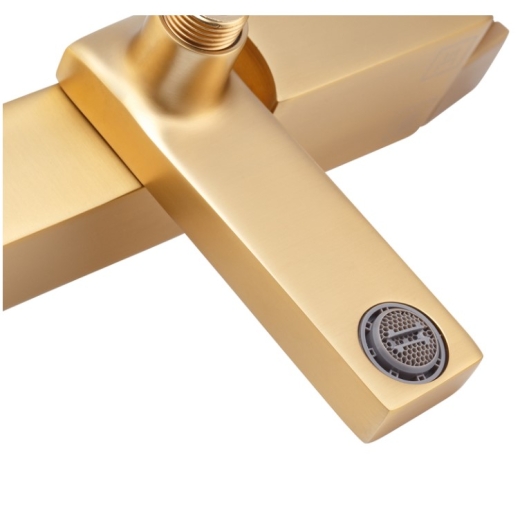 Душова колона зі змішувачем Haiba KANT 009-J BRUSHED GOLD (HB9606) - 5