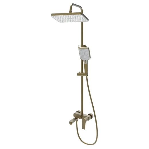 Душова колона зі змішувачем Haiba MILANO 003-J BRUSHED GOLD (HB9620) - 1