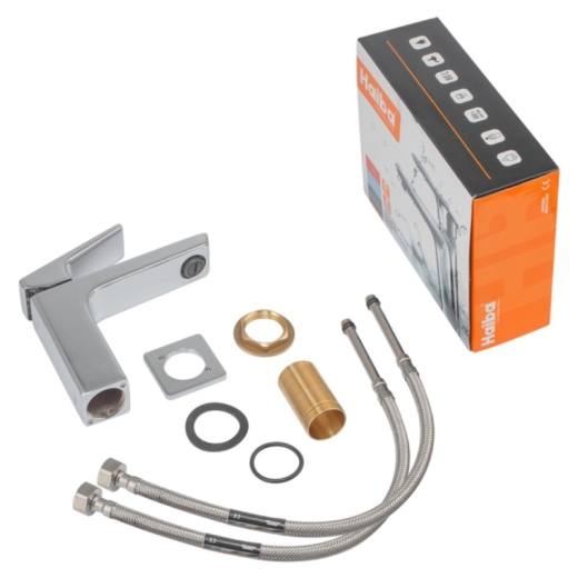 Смеситель для умывальника Haiba Turin 001 Nut (HB9655) - 6