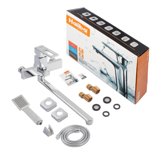 Смеситель для ванны Haiba KANT 006 EURO (HB9602) - 6