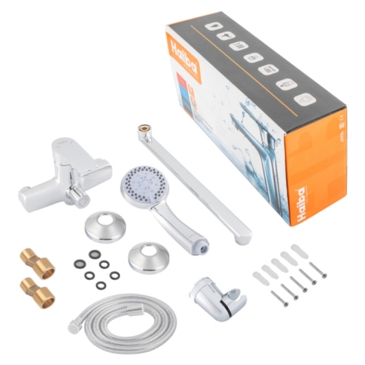 Смеситель для ванны Haiba Troya 006 Euro (HB9660) - 6