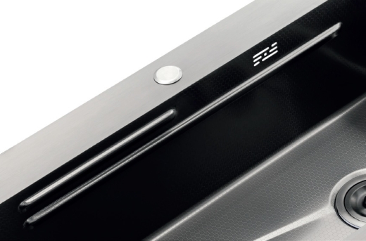 Мийка Zerix ZH7545-SET-05 NANO-BLACK (3.0/0.8) з нерж. сталі, комплект (графіт) (ZM5581) - 3