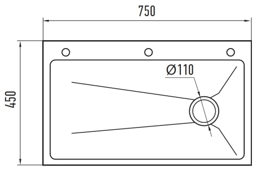 Мийка Zerix ZH7545-SET-05 NANO-BLACK (3.0/0.8) з нерж. сталі, комплект (графіт) (ZM5581) - 4