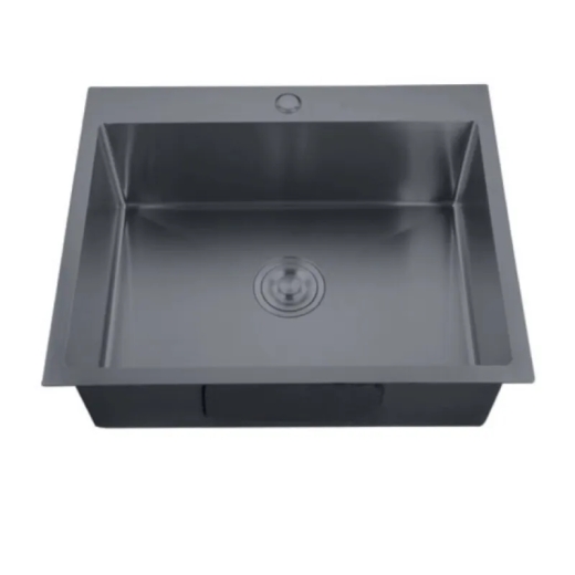 Мийка Zerix ZH5045-215 Nano-Black (3.0/0.8) з нерж. сталі (MX1580) - 1