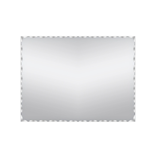 Зеркало настенное Zerix KUBIX MRZ06-60x80-Reverse прямоугольное с декором (ZX5634) - 2