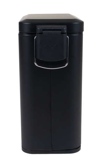 Мусорное ведро с плавным закрытием прямоугольное Zerix Sansa-TC0105 Black 5 л цвет черный (ZX5894) - 6
