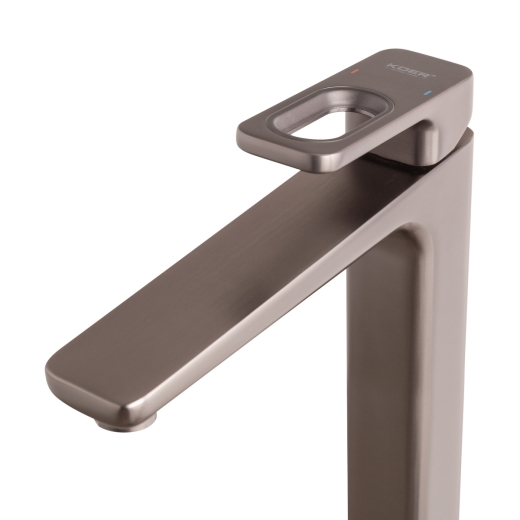 Смеситель для умывальника высокий Koer KB-11031-07 (KR5435) - 5