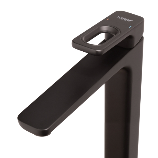 Смеситель для умывальника высокий Koer KB-11031-05 (KR5434) - 3