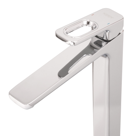 Смеситель для умывальника высокий Koer KB-11031-01 (KR5433) - 3
