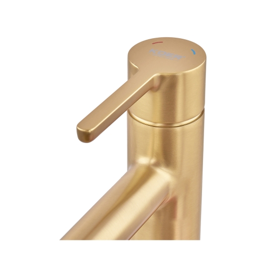 Смеситель для умывальника высокий Koer KB-11029-12 Цвет матовое золото (KR5502) - 3