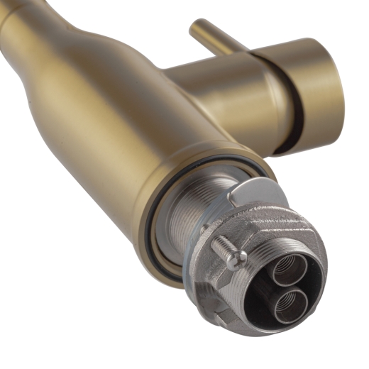 Смеситель для кухни Koer KI-70026-12 с белым силиконовым изливом (KR5212) - 3