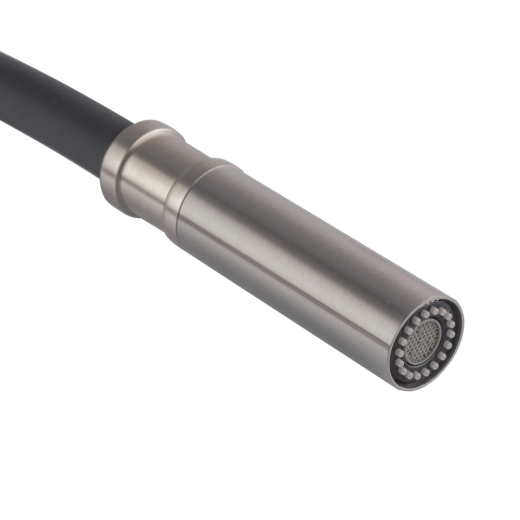 Смеситель для кухни Koer KI-70026-02 с черным силиконовым изливом (KR5209) - 3