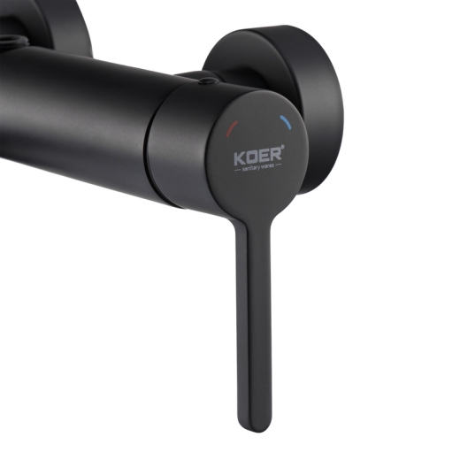 Душова колонна зі змішувачем Koer KB-56029-05 3 функції, колір чорний (KR5490) - 7