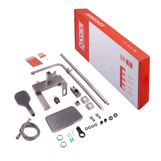 Душова колона зі змішувачем Koer KB-56031-07, 3 функції (KR5440) - 10