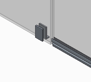 Двері в нішу Koer SR SD04-100x200-TR-01 прозоре скло Easy Clean 10мм, хром (KR5386) - 9