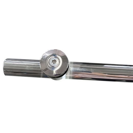 Двері в нішу Koer SR SD06-140x220-TR-01 прозоре скло Easy Clean 8мм, хром (KR5368) - 4