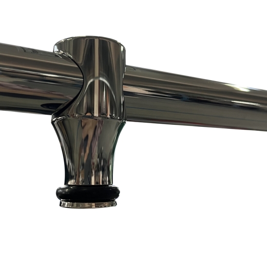 Двері в нішу Koer SR SD06-140x220-TR-01 прозоре скло Easy Clean 8мм, хром (KR5368) - 6