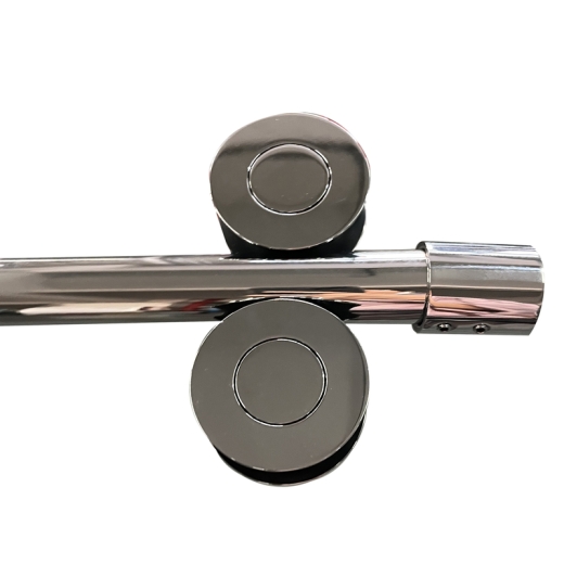 Двері в нішу Koer SR SD06-140x220-TR-01 прозоре скло Easy Clean 8мм, хром (KR5368) - 9