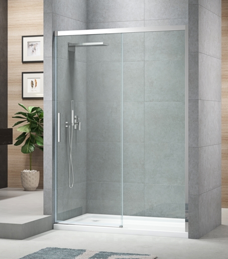 Двері в нішу Koer SR SD05-120x200-TR-01 прозоре скло Easy Clean 6мм, хром (KR5405) - 2