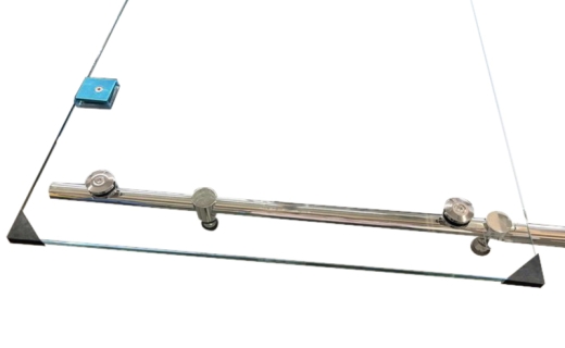 Двері в нішу Koer SR SD06-120x220-TR-01 прозоре скло Easy Clean 8мм, хром (KR5367) - 3