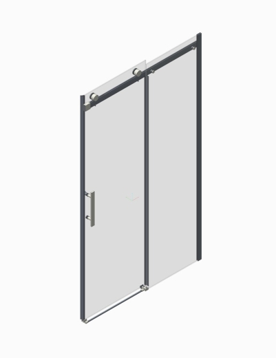 Двері в нішу Koer SR SD01-120x200-TR-01 прозоре скло Easy Clean 8мм, хром (KR5376) - 10