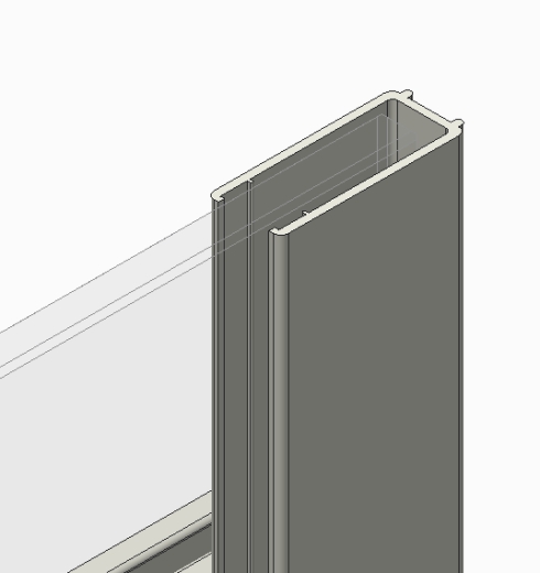 Двері в нішу Koer SR SD01-120x200-TR-01 прозоре скло Easy Clean 8мм, хром (KR5376) - 6