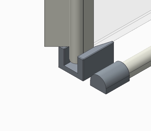 Двері в нішу Koer SR SD01-120x200-TR-01 прозоре скло Easy Clean 8мм, хром (KR5376) - 7