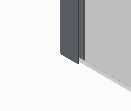 Душова перегородка Koer SR SP02-100x200-TR-12 Walk-In проз.скло Easy Clean 8мм, матове золото (KR5396) - 3