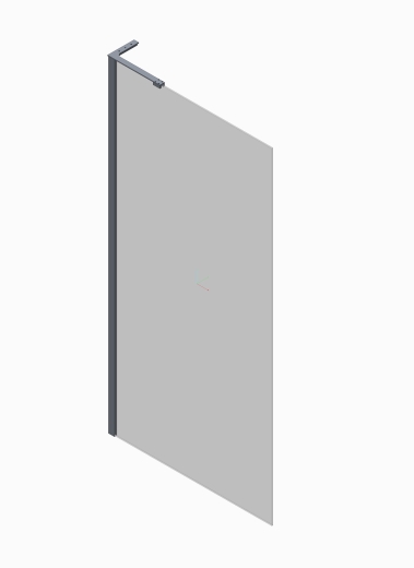 Душова перегородка Koer SR SP02-100x200-TR-12 Walk-In проз.скло Easy Clean 8мм, матове золото (KR5396) - 7