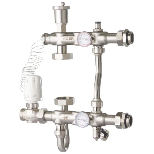 Смесительный узел Koer KR.S1021 (с байпасом) 1" НР SUS304 (KR2955) - 1