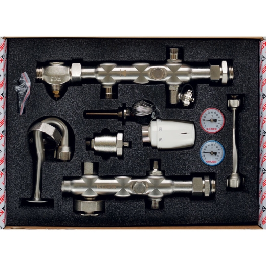Смесительный узел Koer KR.S1021 (с байпасом) 1" НР SUS304 (KR2955) - 3