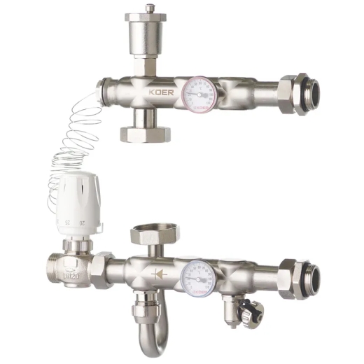 Смесительный узел Koer KR.S1022 (без байпаса) 1" НР SUS304 (KR2956) - 1