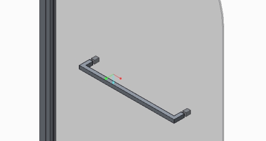 Шторки стеклянные на ванну Koer SR BS02-80x140-TR-01 прозрачное стекло 6мм, хром (KR5401) - 3