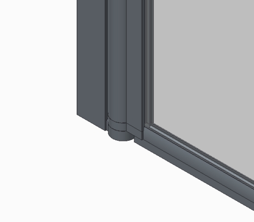 Шторки стеклянные на ванну Koer SR BS02-80x140-TR-01 прозрачное стекло 6мм, хром (KR5401) - 4