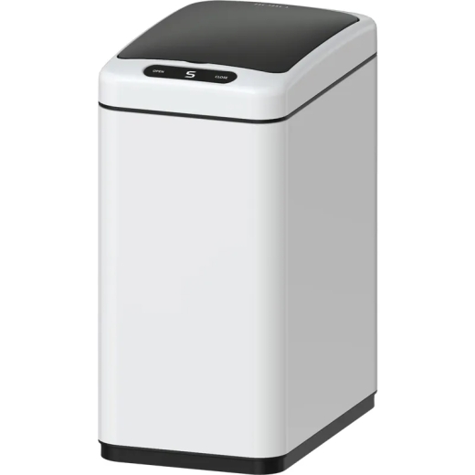 Мусорное ведро сенсорное прямоугольное Koer TC-020408-08 8 л цвет белый (KR5589) - 1