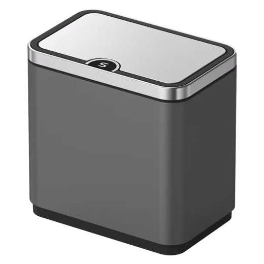 Мусорное ведро сенсорное прямоугольное Koer TC-020212-07 12 л цвет графит (KR5585) - 1