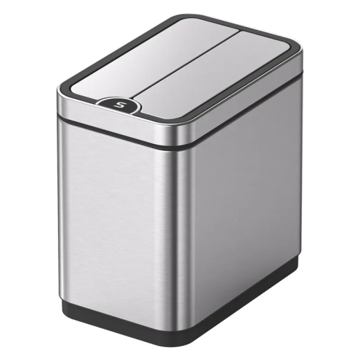 Мусорное ведро сенсорное прямоугольное Koer TC-020112-02 12 л цвет нержавейка (KR5582) - 1