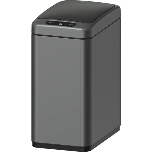 Мусорное ведро сенсорное прямоугольное Koer TC-020408-07 8 л цвет графит (KR5590) - 1