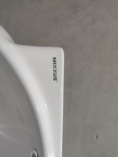 Раковина підвісна Mixxus Premium DIVERSE-1201-L 400х215х140mm з отвором під змішувач та переливом (MP6507) - 6
