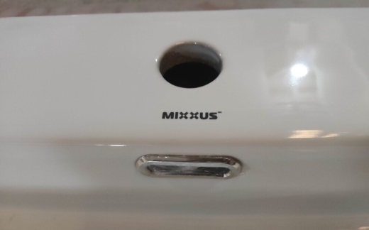 Раковина підвісна Mixxus Premium QUADRO-0206 600х360х130mm з отвором під змішувач та переливом (MP6509) - 6