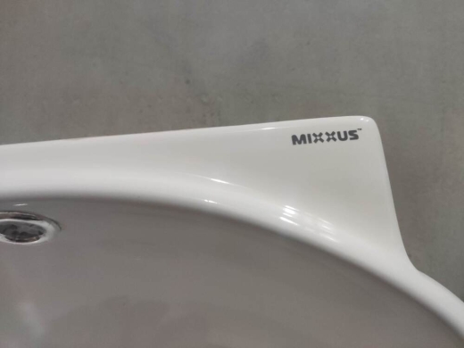 Раковина підвісна Mixxus Premium DIVERSE-1201-R 400х215х140mm з отвором під змішувач та переливом (MP6506) - 6
