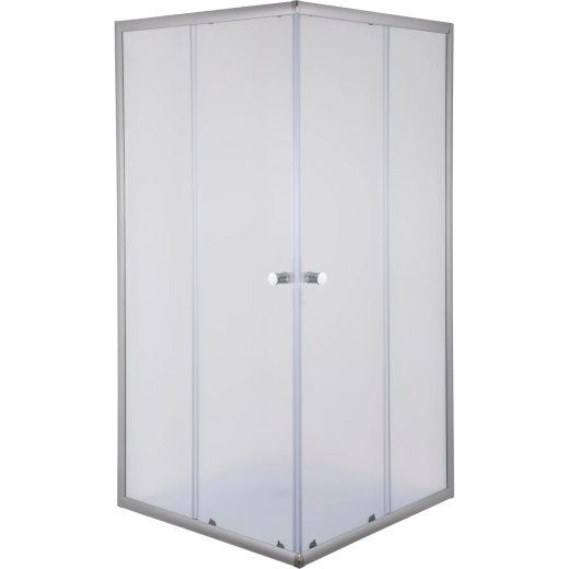 Душевая кабина с низким поддоном Mixxus CUBIC SCT01-90x90x195-FB CHROME матовое стекло 4мм (MI6903) - 8