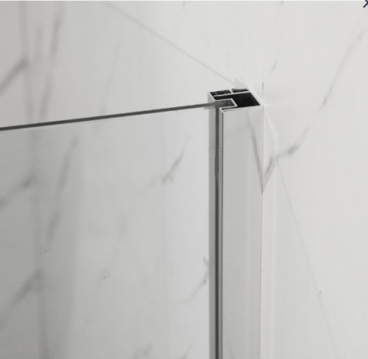 Душевая кабина без поддона Mixxus Premium BEVEL SC01-90x90x195-TR Chrome прозрачное стекло 6мм (MI6863) - 5