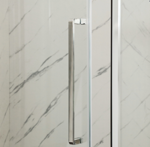 Душевая кабина без поддона Mixxus Premium BEVEL SC01-90x90x195-TR Chrome прозрачное стекло 6мм (MI6863) - 7