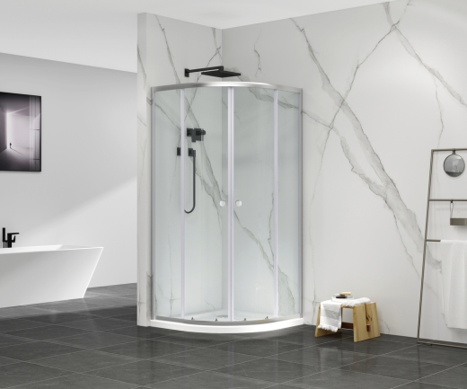 Душевая кабина без поддона Mixxus Premium DIVERSE SC01-90x90x195-TR Chrome прозрачное стекло 5мм (MI6859) - 3