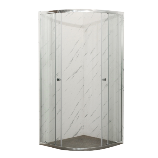 Душевая кабина без поддона Mixxus Premium DIVERSE SC01-90x90x195-TR Chrome прозрачное стекло 5мм (MI6859) - 4
