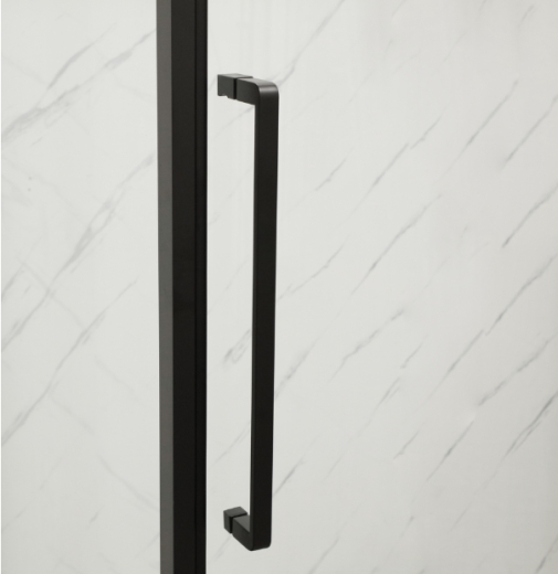 Душевая кабина без поддона Mixxus Premium BEVEL SC01-120x80x195-TR Black прозрачное стекло 6мм (MI6872) - 3